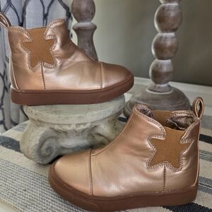 Charming Star Baby Boots - Copper